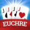 Euchre is a classic trick taking card game, similar to Spades and Hearts