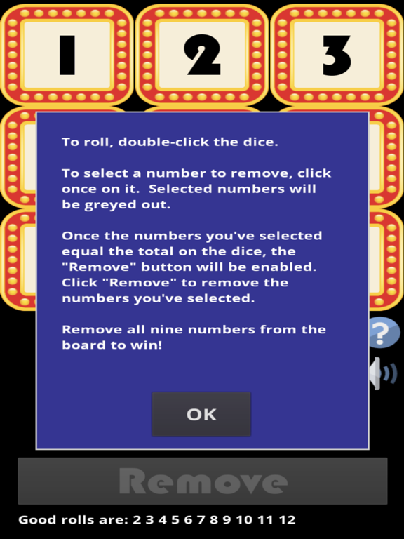 Shut The Box - Classic iPad screenshot 4 - Games app