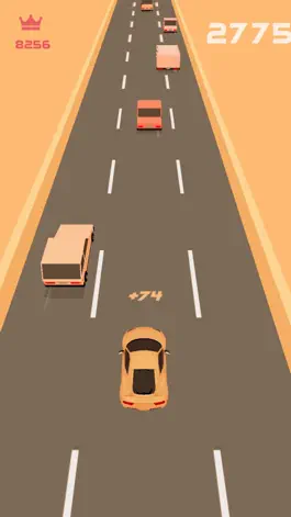 Game screenshot Race Car Racer - Pixel Traffic apk