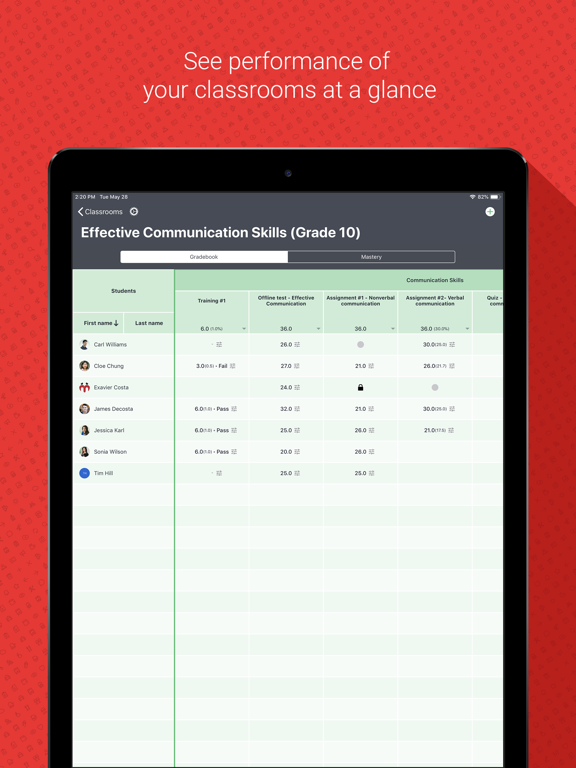Screenshot #6 pour Teamie Gradebook for Teachers