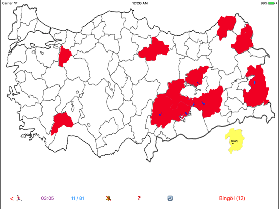 Screenshot #4 pour Harita Yapboz Şehir Bulma Oyun