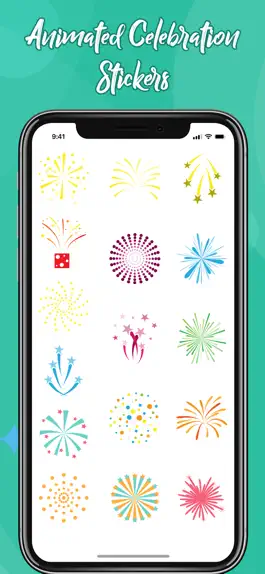 Game screenshot Animated Celebration Stickers apk