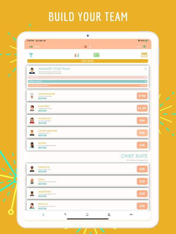Candy CEO - Business Simulator iPad screenshot 4 - Games app
