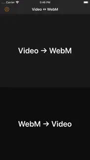 video 2 webm cross converter iphone capturas de pantalla 1