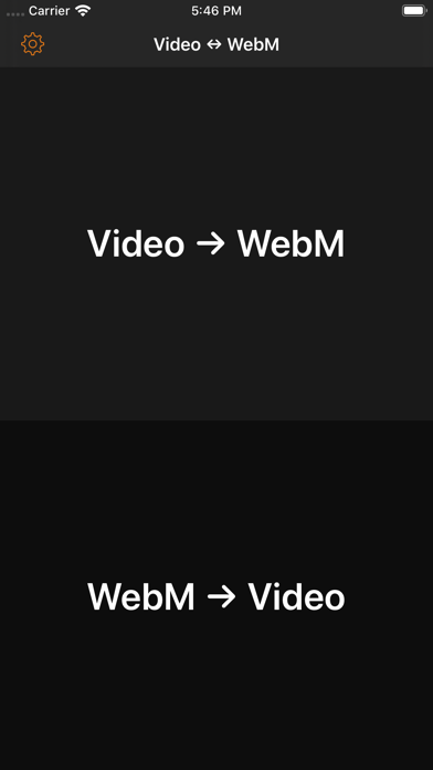 Screenshot #1 pour Video 2 WebM Cross Converter