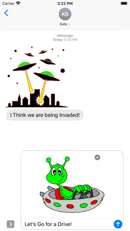 Game screenshot Alien Emoji Space Stickers hack