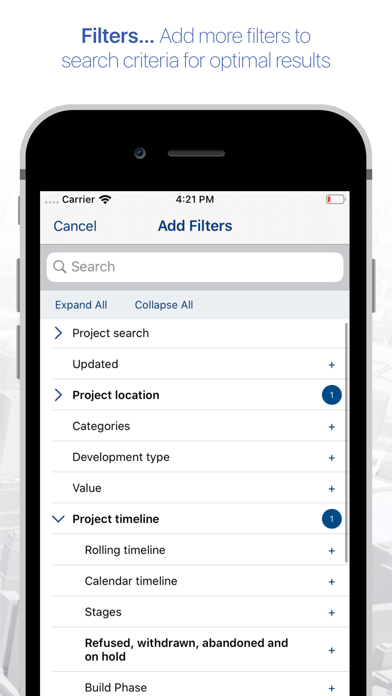Project Locator Screenshot