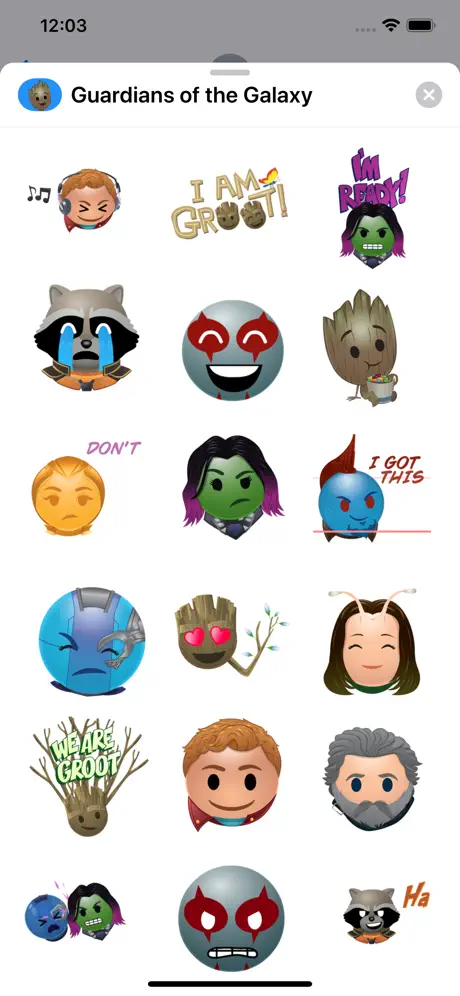 Marvel’s Guardians Stickers