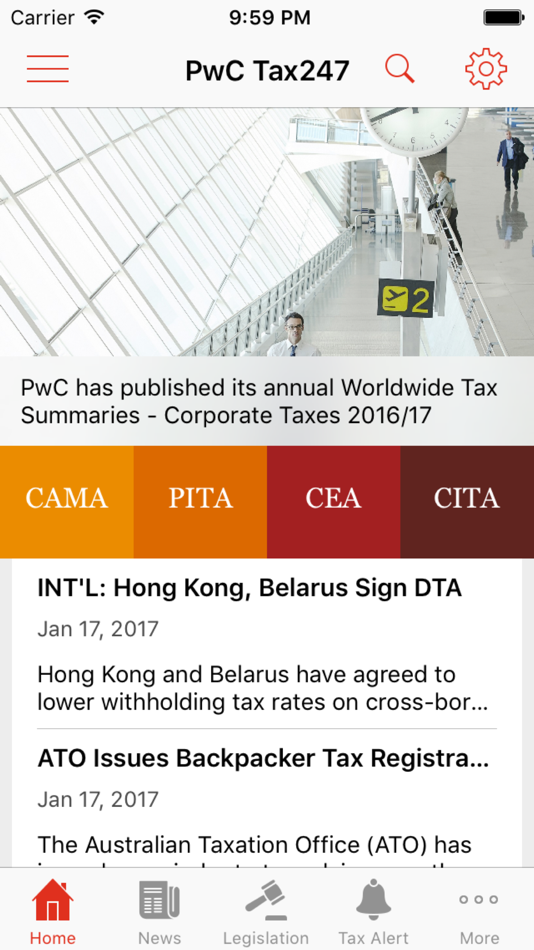 #1. Tax247 (iOS) 由: PricewaterhouseCoopers Limited Nigeria