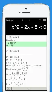 inequality calculator iphone screenshot 2