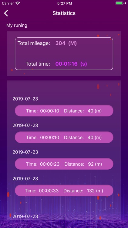 Running coach - Health status