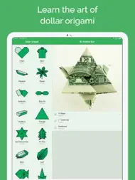 Dollar Bill Origami ipad bilder 1