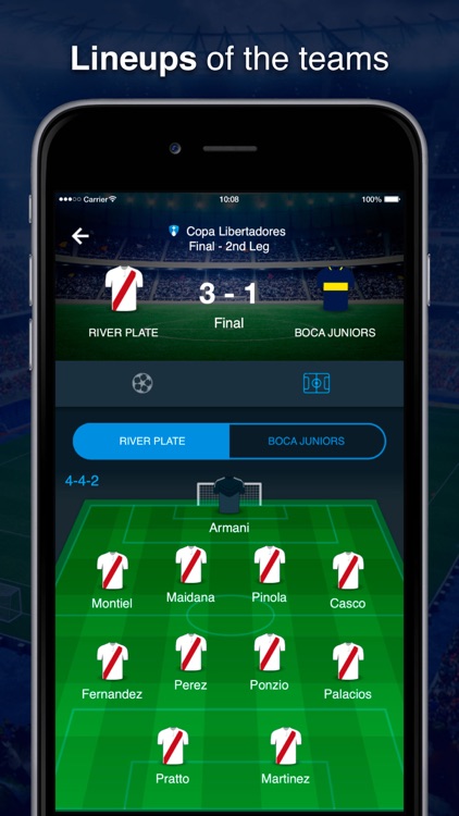 Scores Southamerican soccer screenshot-3