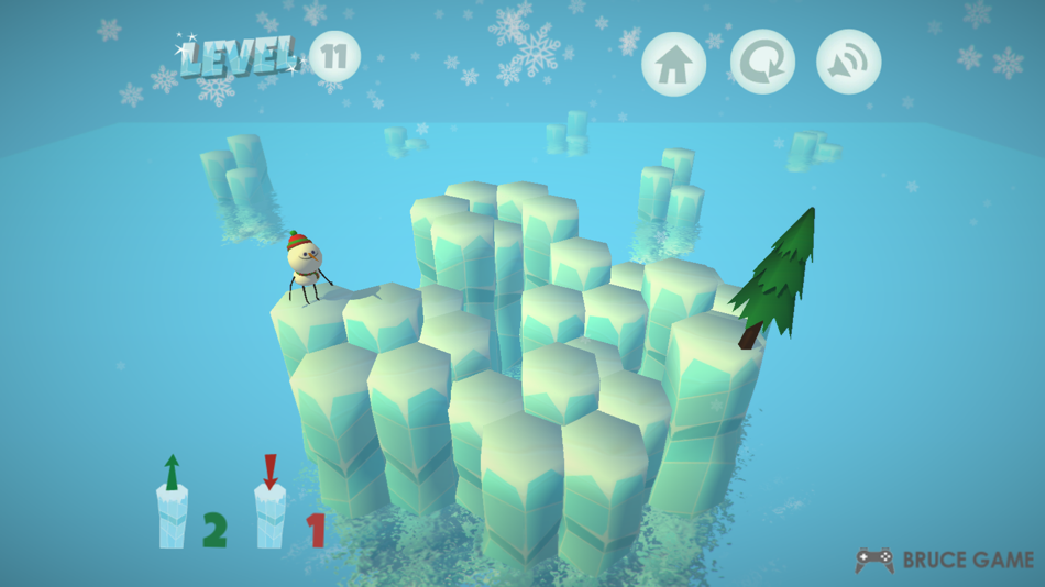 #4. Puzzle Snowman (iOS) By: 海龙 王
