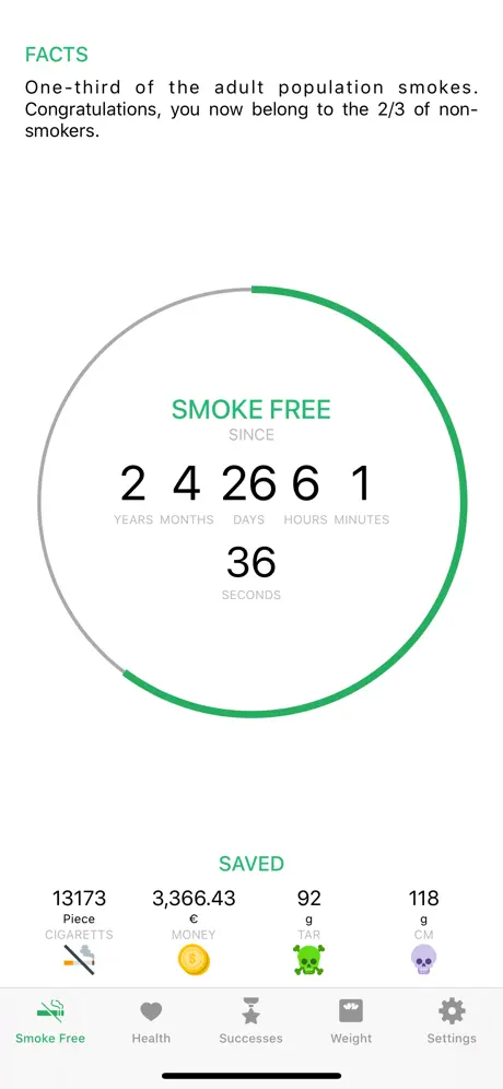 SmokeFree - smokeless