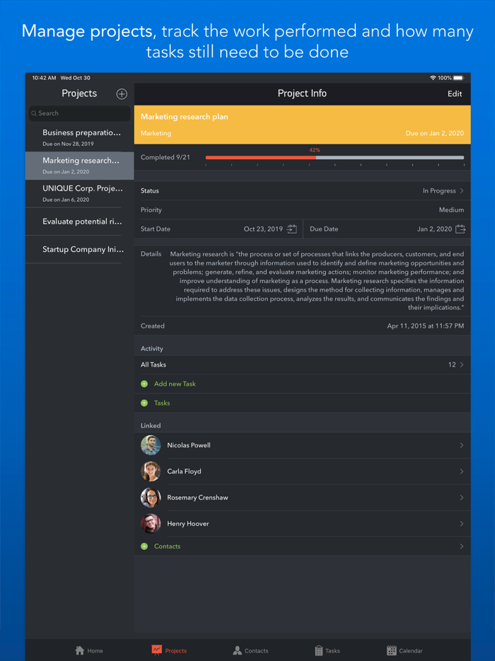 Task Office to-do calendar