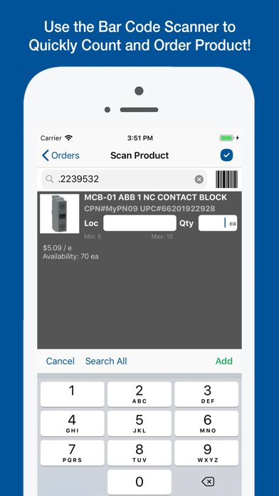 GLAS Stockroom Screenshot