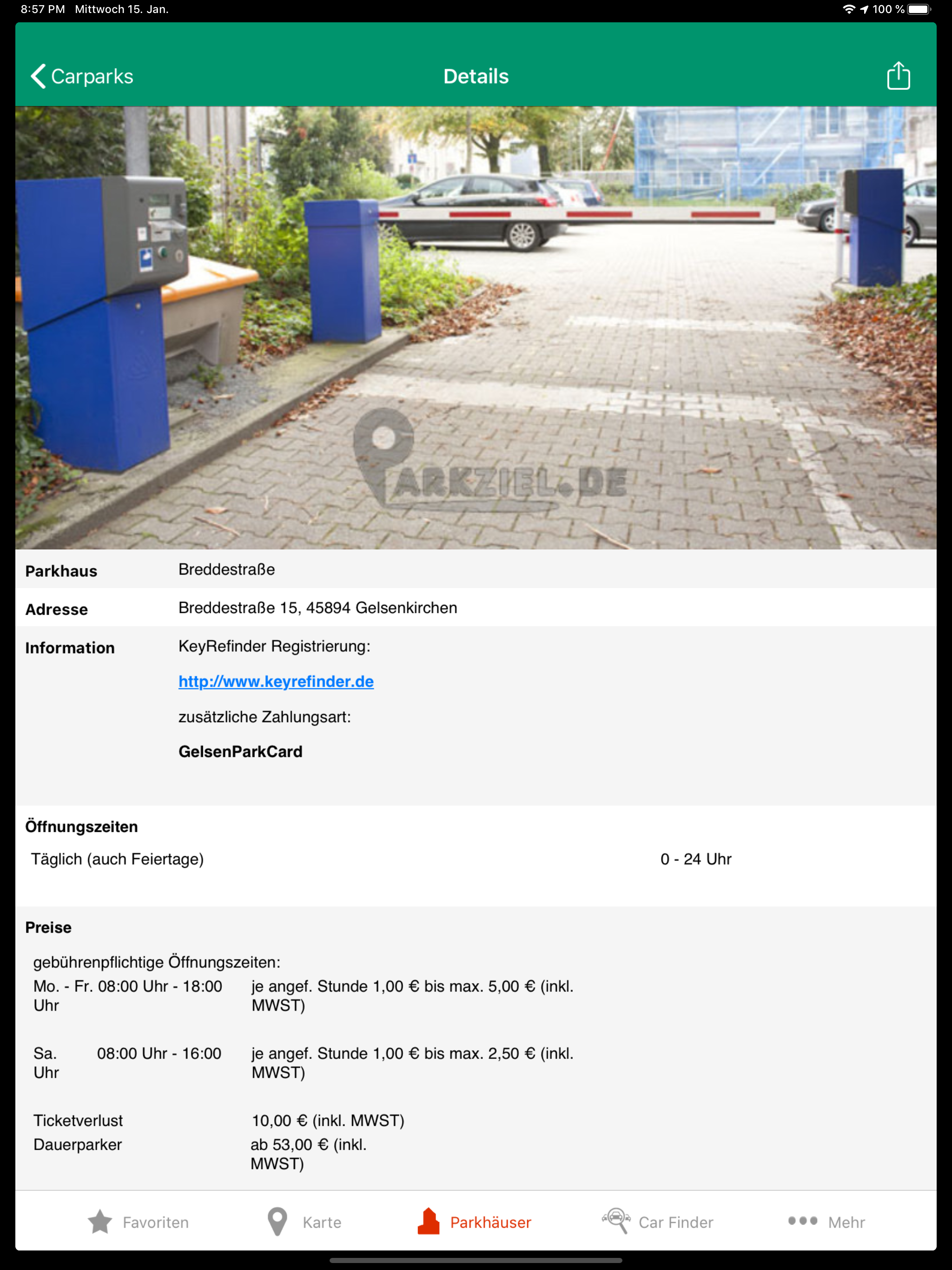Parken in Gelsenkirchen screenshot 7
