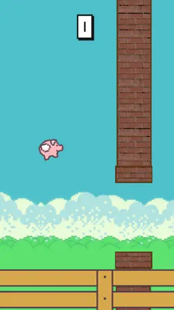 Bouncy Pig - Flappy Wings screenshot 3