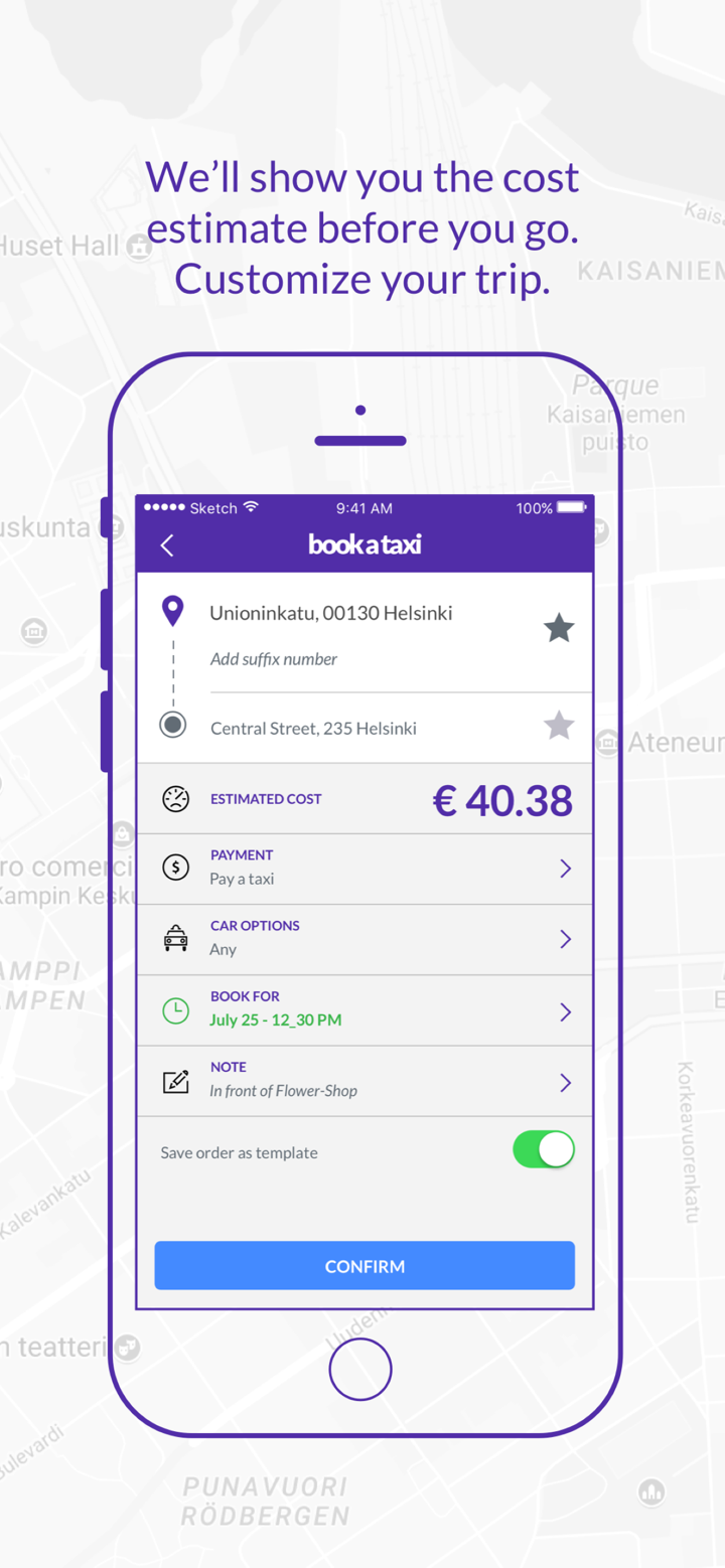 Book a taxi screenshot 3