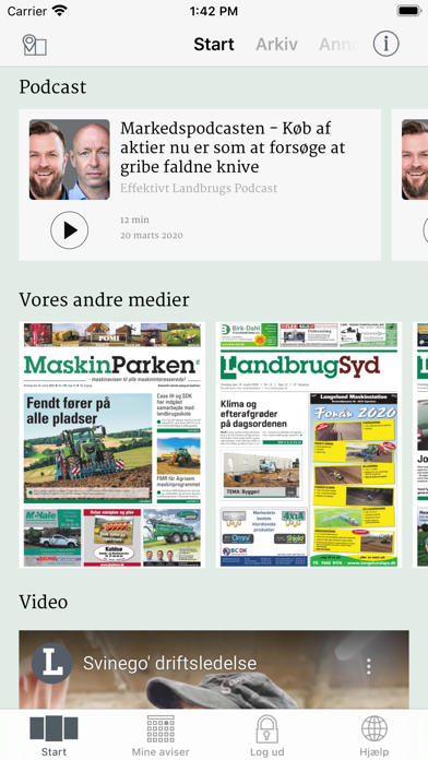 Landkiosken Screenshot