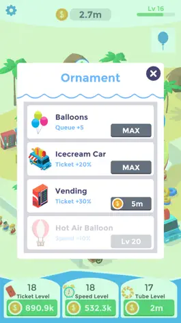 Game screenshot Idle AquaPark apk