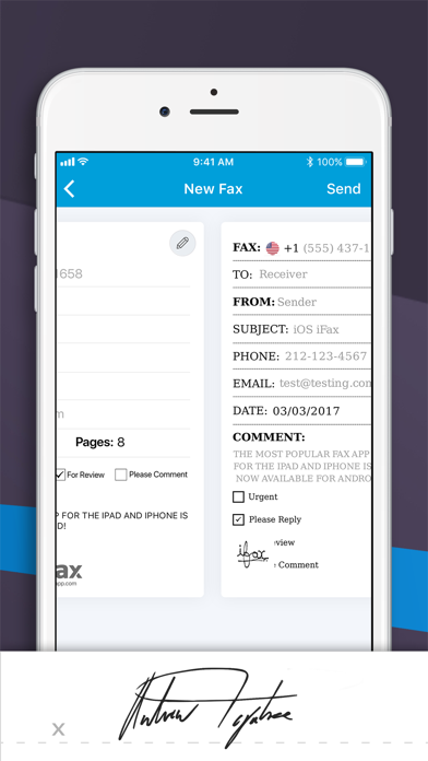 iFax - Send & Receive Faxes Screenshot 6