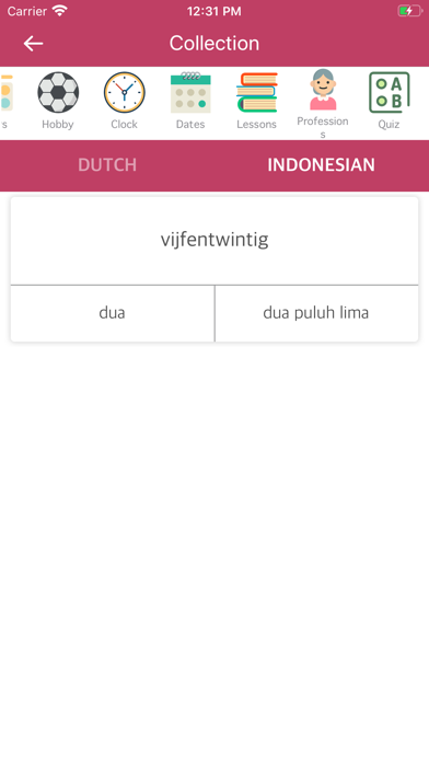 Screenshot #3 pour Dutch Indonesian Dictionary