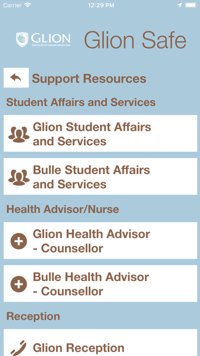 Glion Safe iPhone screenshot 8 - Education app