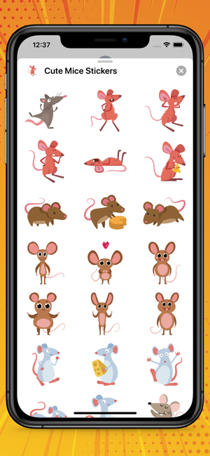 Cute Mice Stickers(圖5)-速報App