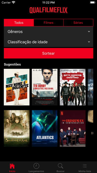 Screenshot #1 pour QualFilmeFlix - O que assistir