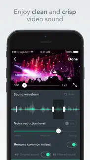 denoise - audio noise removal iphone screenshot 2