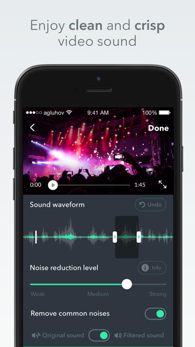 Denoise - audio noise removal Screenshot