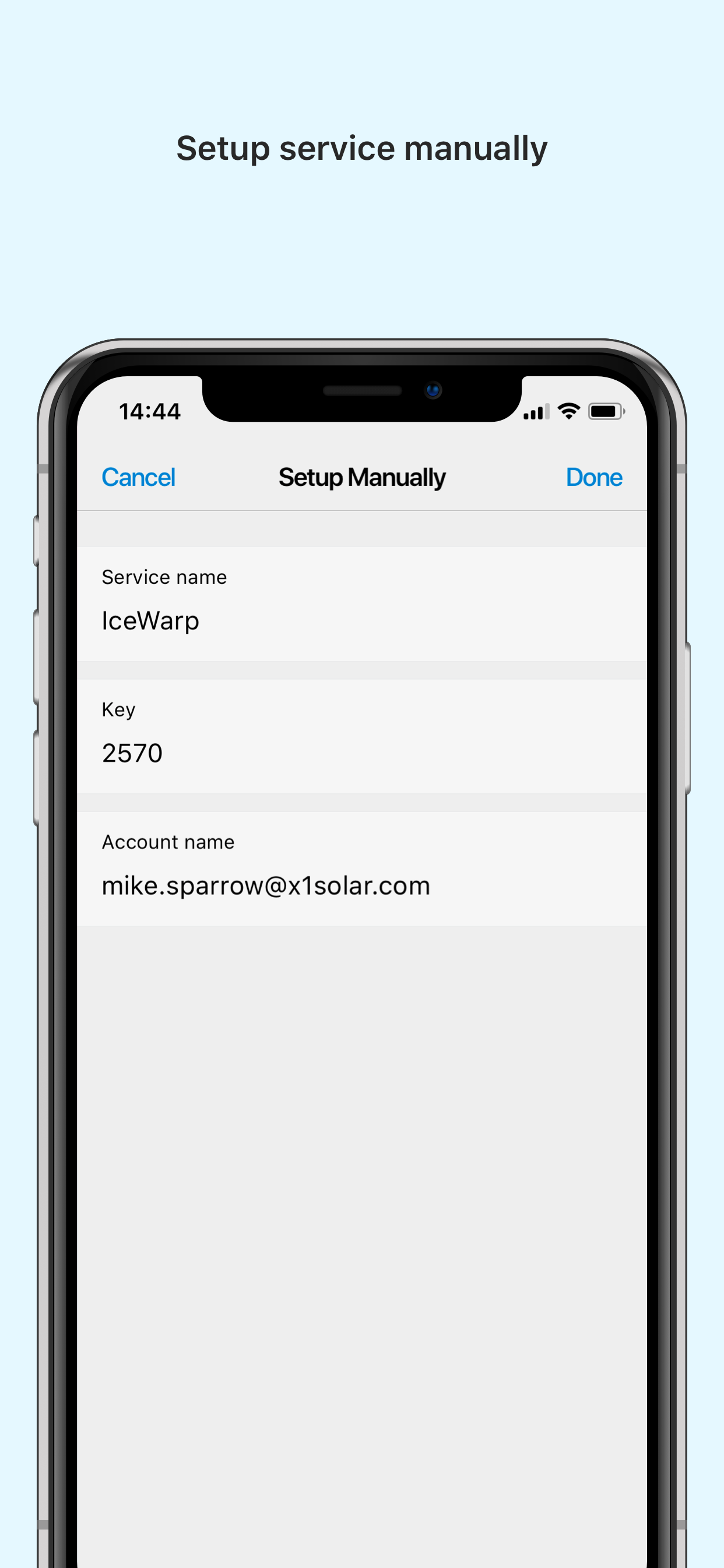IceWarp Authenticator