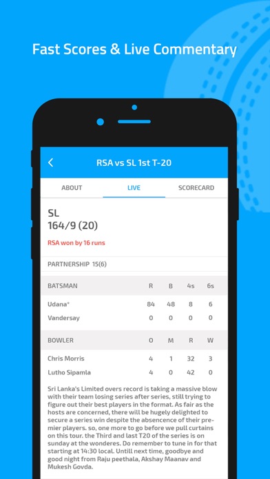 Live Cricket Line - Live Scoreのおすすめ画像1