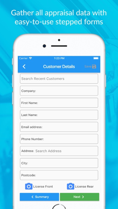 Dealer Drive Appraisals Screenshot