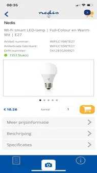 Nedis Order App iphone bilder 0