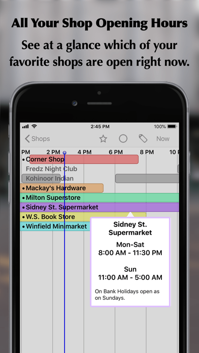 Screenshot #1 pour Opening Hours UX