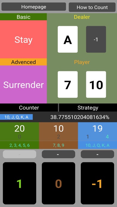 21 Card Counter Pro Screenshot