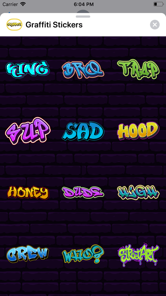 #3. Graffiti Stickers for iMessage (iOS) โดย: Arturo Estrada De Leon
