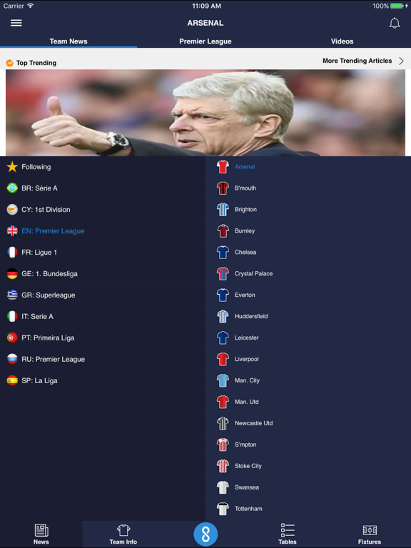 Football Loop iPad screenshot 1 - Sports app