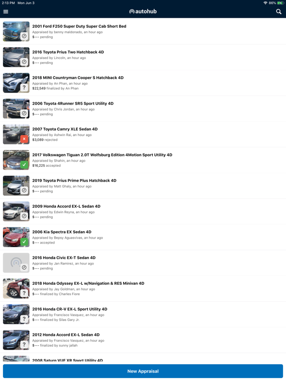 Screenshot #4 pour AutoHub Appraisal