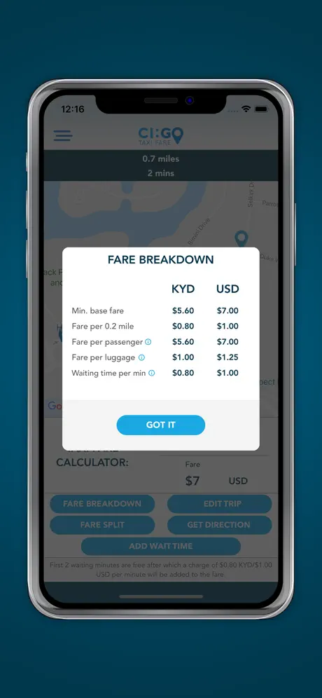 CIGO Taxi Fare