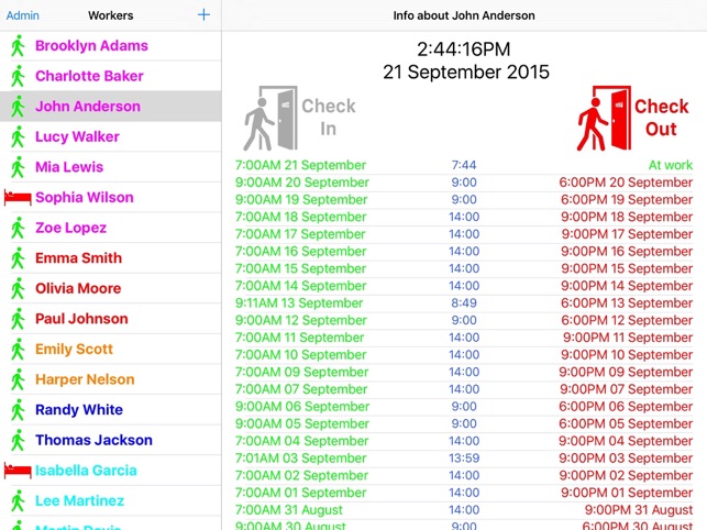 Work Check-Ins - Time Sheet(圖1)-速報App