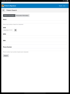 Patient eSignature screenshot #9 for iPad