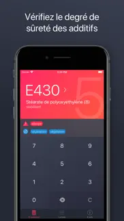 additifs alimentaires iPhone Captures Décran 2