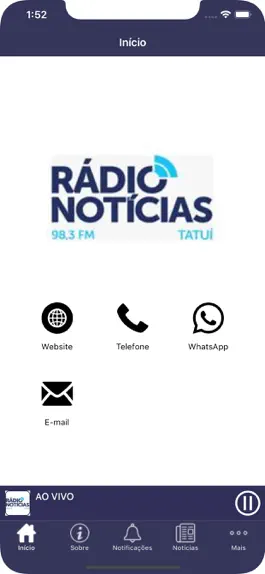 Game screenshot Rádio Notícias Tatuí mod apk