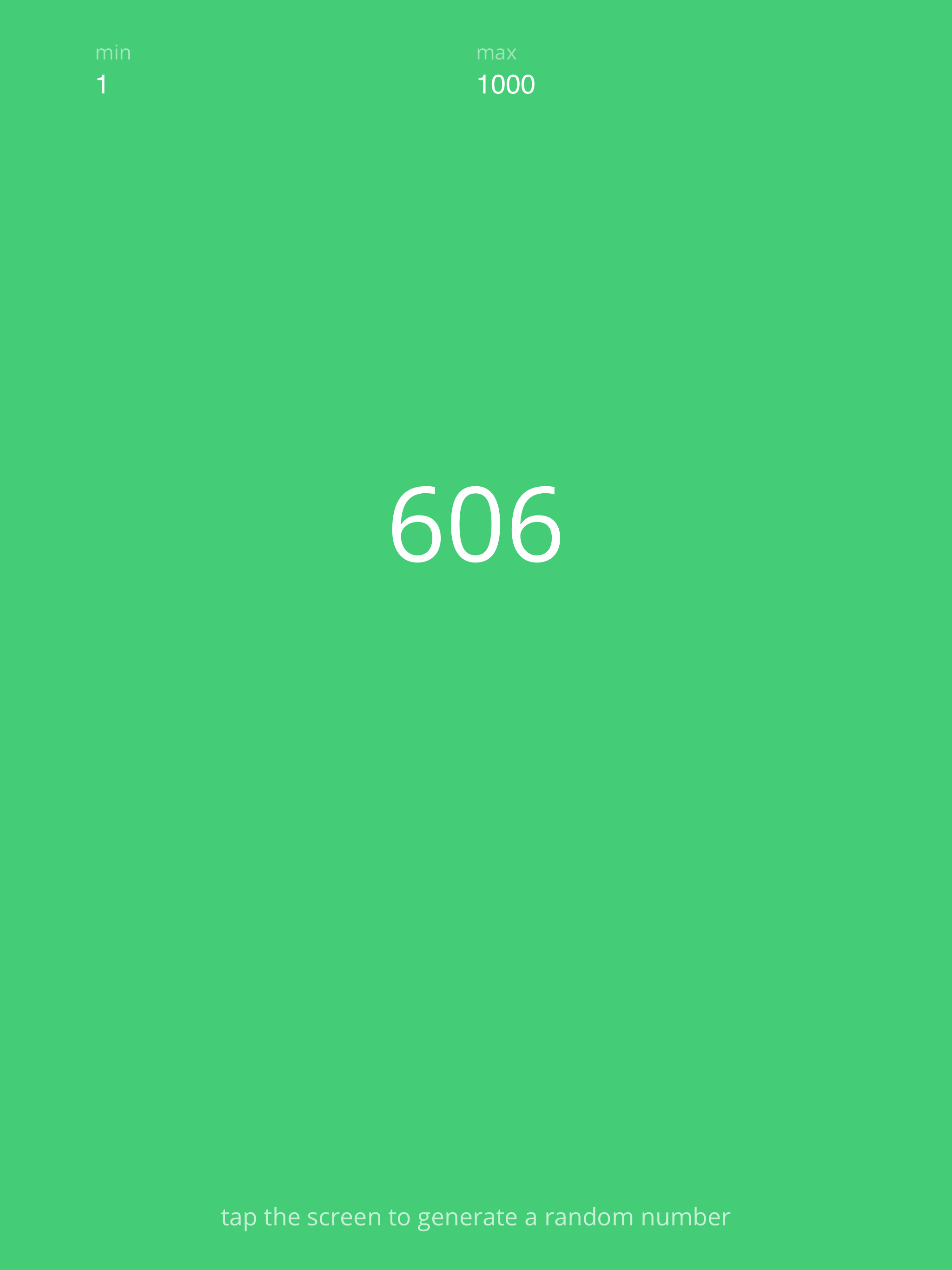 A Random Number Generator