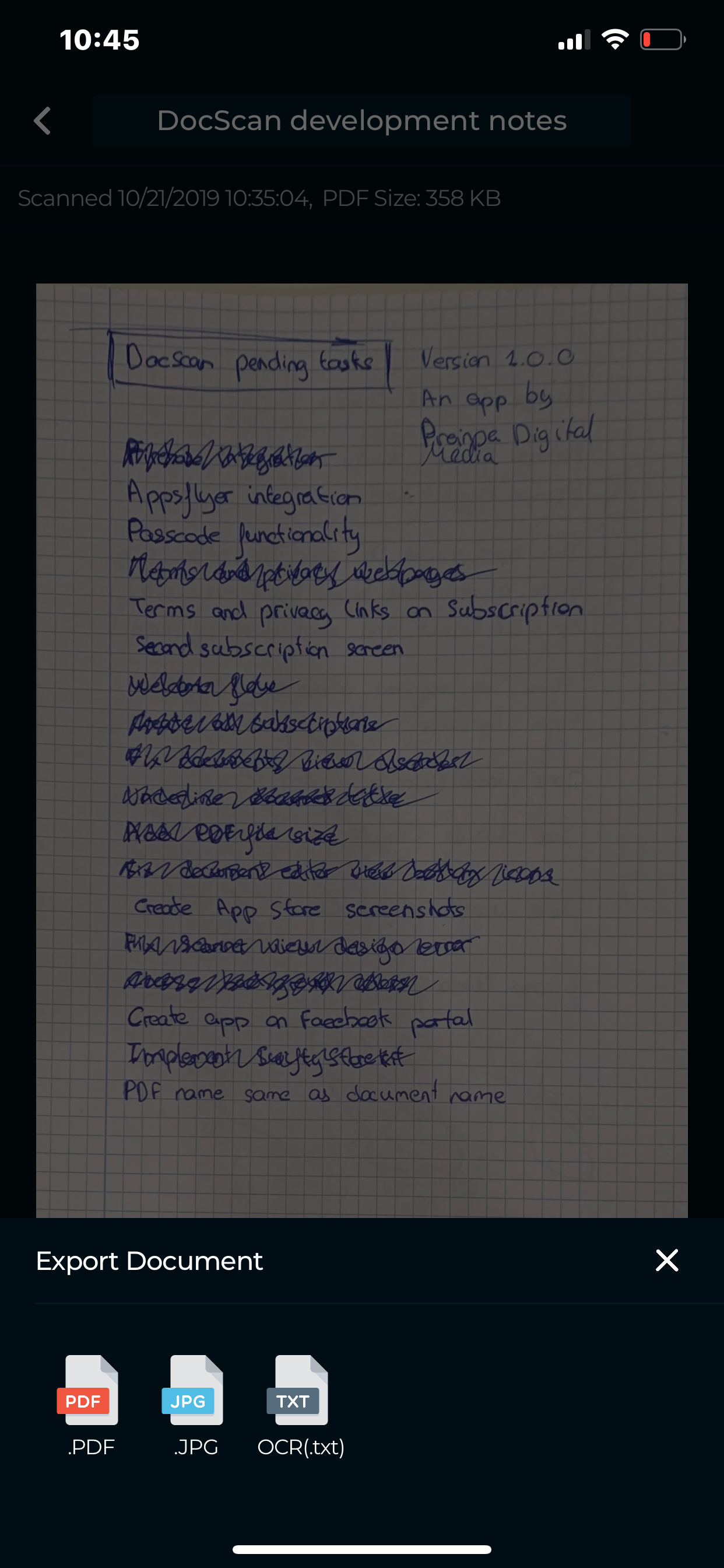 DocScan - Document Scanner App screenshot 3