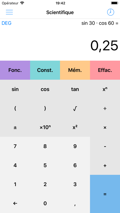 Screenshot #1 pour Calculatrice²